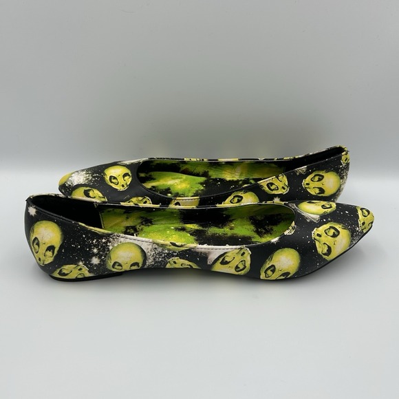 Iron‎ Fist Alien Area 51 Ballet Flats Size 11 Rare - Picture 6 of 8